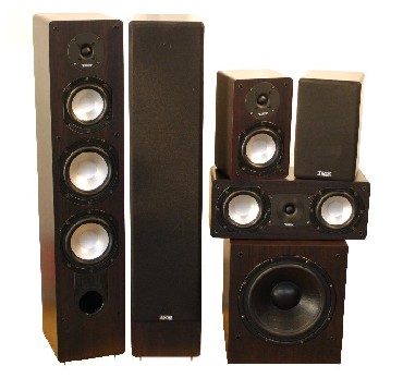 Zestaw gonikw kina domowego TAGA Harmony CARMINE + TSW - 90