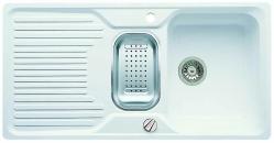 Zlewozmywak z ociekaczem Blanco CLASSIC 6S-F Silgranit PuraDur 2 z korkiem automat. i akcesoriami stal