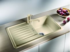 Zlewozmywak z ociekaczem Blanco FAVOS mini Silgranit PuraDur 2 bez korka automatycznego