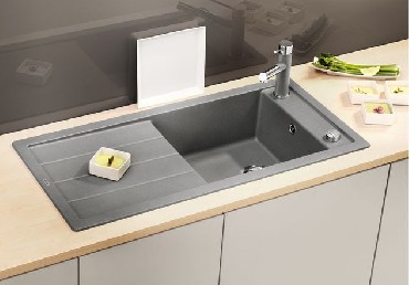 Zlewozmywak z ociekaczem Blanco MEVIT XL 6S PuraDur 2 bez korka aut.