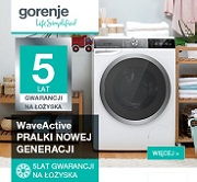 5 lat gwarancji na oyska WA